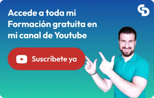Suscríbete a mi canal de YouTube