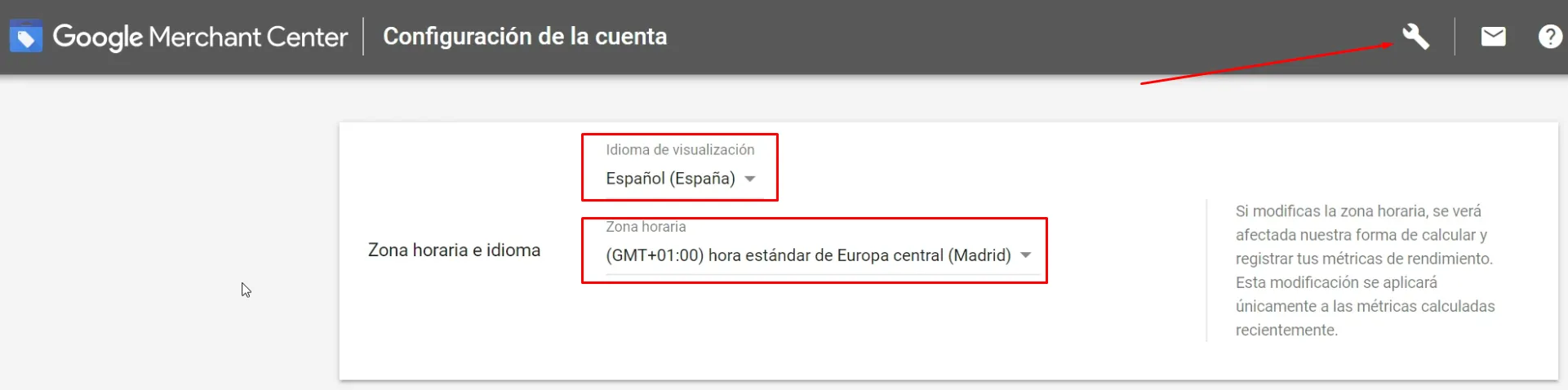 Poner interfaz en español