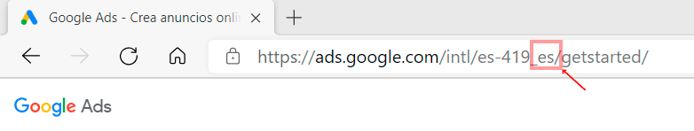 Variando manualmente la url