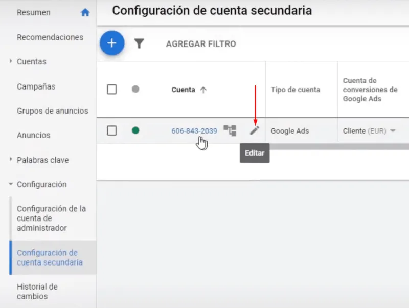 Comprobación de enlace en MCC
