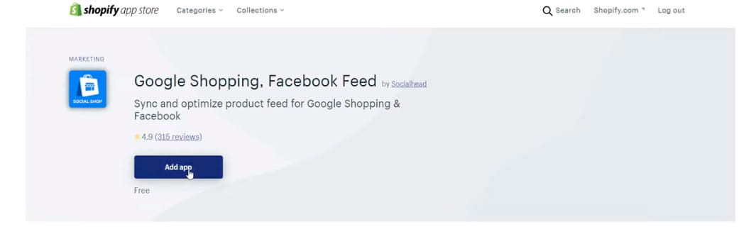 Añadir Google Shopping Facebook Feed
