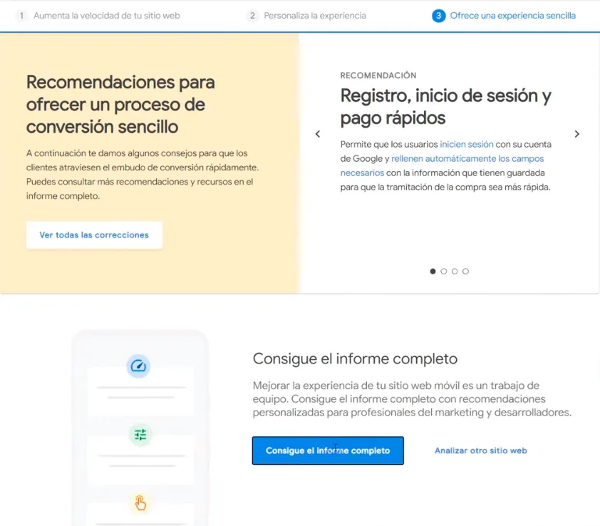 Ofrece una experiencia sencilla