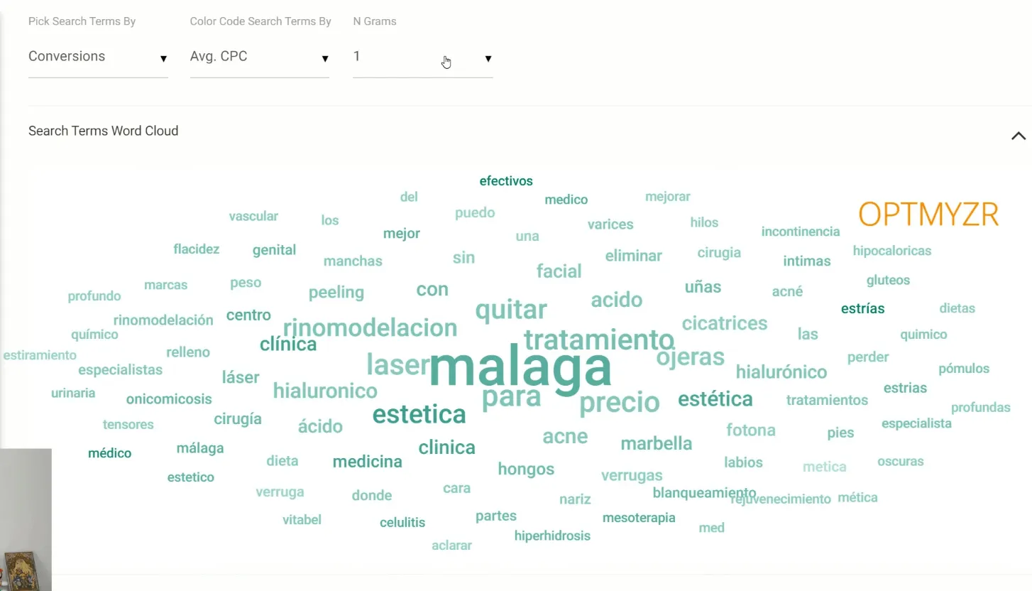 Nube de Palabras Claves