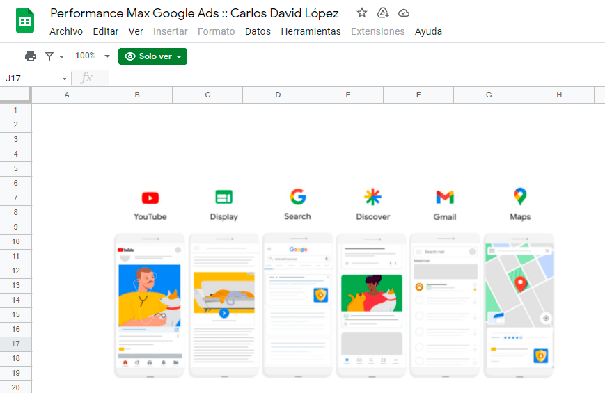 ¿Dónde aparecen los anuncios de Performance Max?