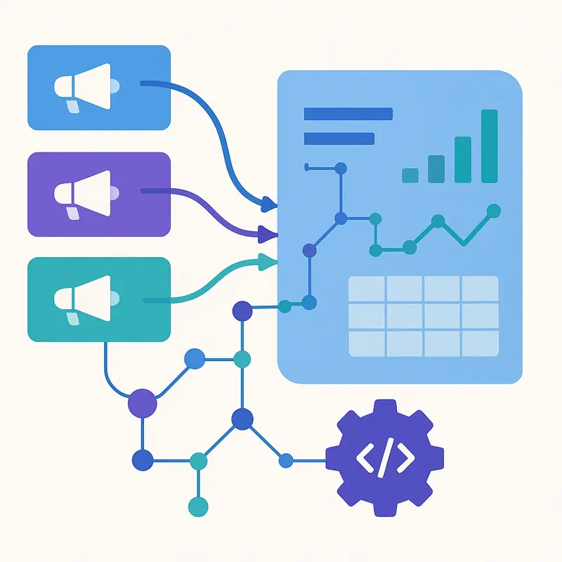 Automatización exportando datos de campañas publicitarias hacia una hoja de análisis visual