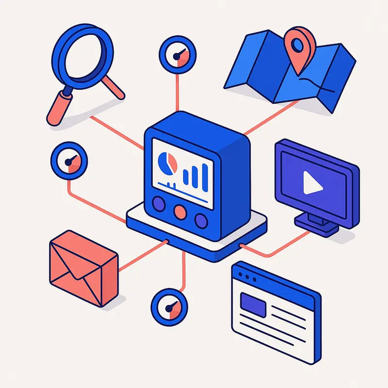 Redes publicitarias diferenciadas con objetivos de ROAS ajustados para cada canal digital