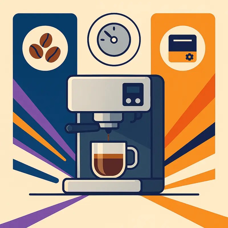 Anuncio de cafetera adaptado visualmente a diferentes atributos buscados por usuarios