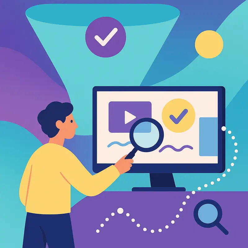 Usuario descubriendo una marca mediante contenidos visuales antes de realizar una búsqueda activa