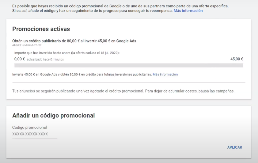 codigo promocional google ads 9 - Código Promocional de Google Ads【2025】