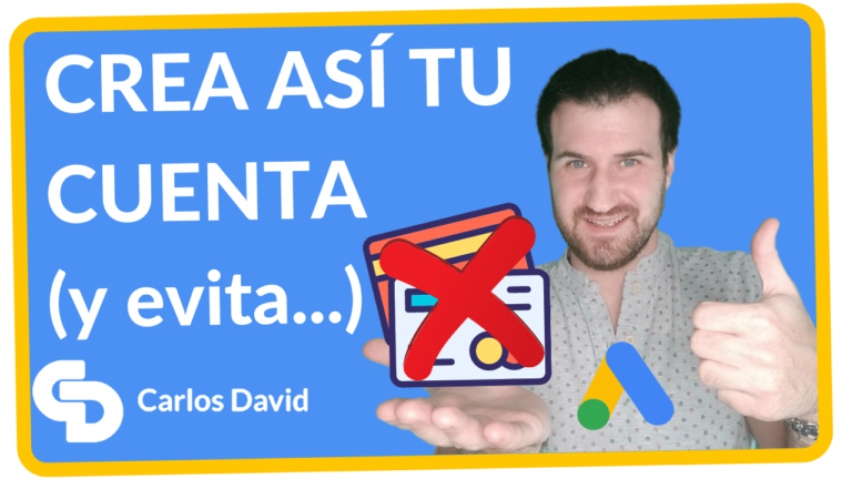 Crear cuenta de Google Ads sin datos de facturación