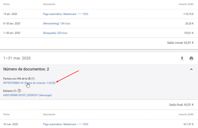 Facturas Google Ads e1619158749611 - Consultar Pagos y Facturas Google Ads