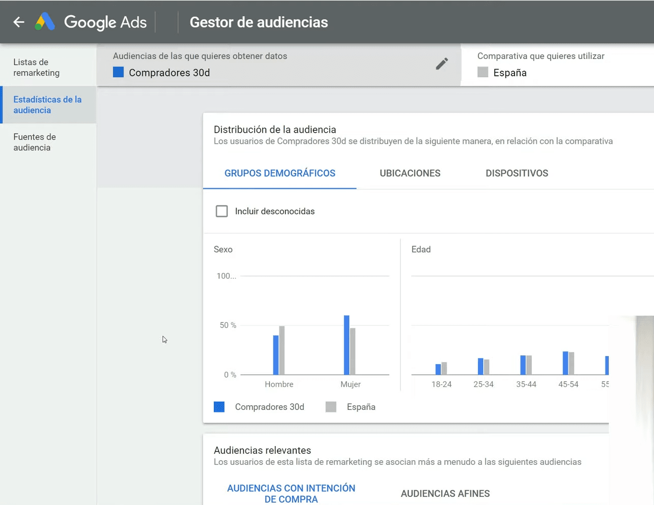 Ver Estadisticas de la audiencia - Analiza tus Audiencias en Google Ads (esta sí convierte)