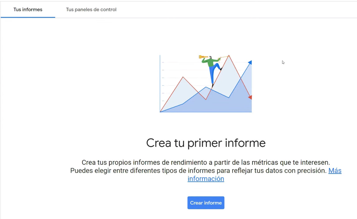 Informes merchant center - primeros pasos.