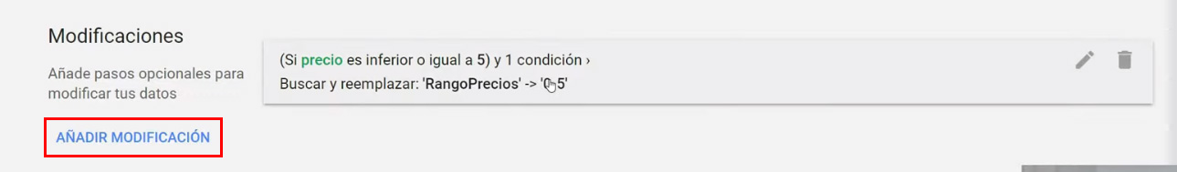 Agrupar productos por rango de precios - añadir modificación