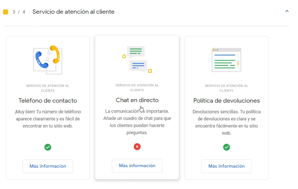 Servicio de atención al cliente