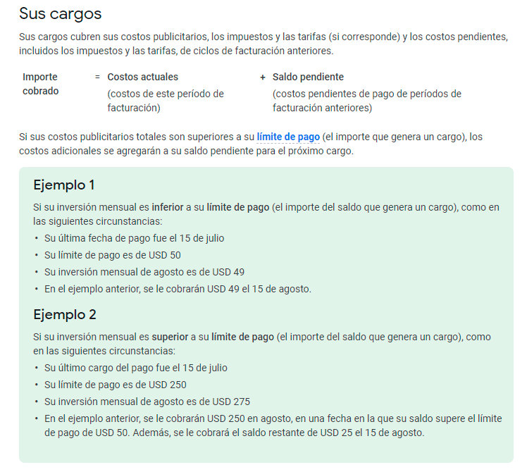 Cómo funciona la facturación en Google Ads