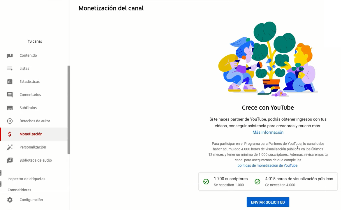 Activar la monetización de YouTube 2021 - Superados los requisitos mínimos