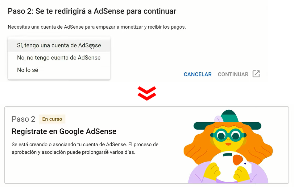 Registrarse en Google AdSense