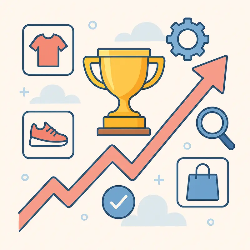 Cómo crear campañas de Google Shopping con Performance Max (Pmax o Máximo Rendimiento) - Conclusi n Representación conceptual del éxito en campañas de Google Shopping tras una configuración precisa